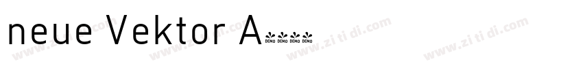 neue Vektor A字体转换